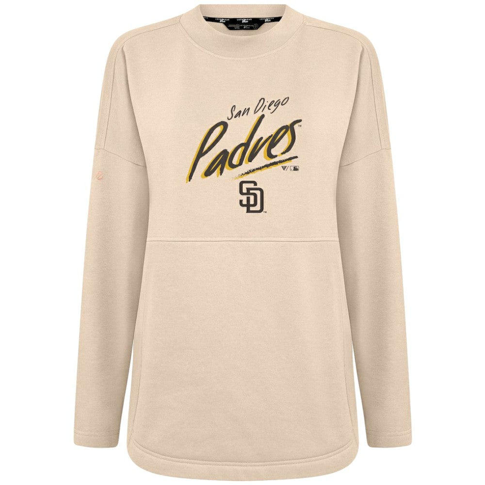 San Diego Padres Levelwear Women's Oversized Beaudry Sizzle Top Discount