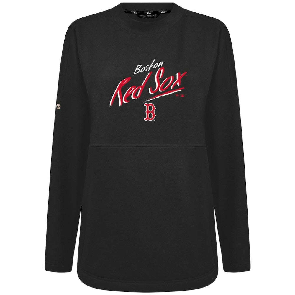 Boston Red Sox Levelwear Women's Oversized Beaudry Sizzle Top Outlet