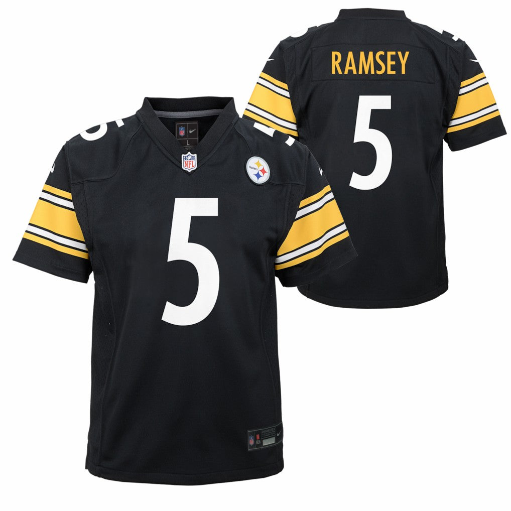 Jalen Ramsey Pittsburgh Steelers Youth Team Game Jersey - Black - Nike