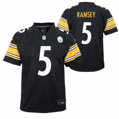 Jalen Ramsey Pittsburgh Steelers Youth Team Game Jersey - Black - Nike