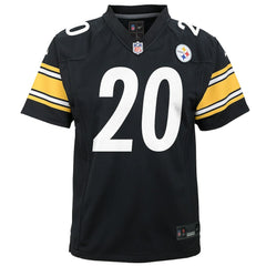 Kaleb Johnson Pittsburgh Steelers Youth Team Game Jersey - Black - Nike