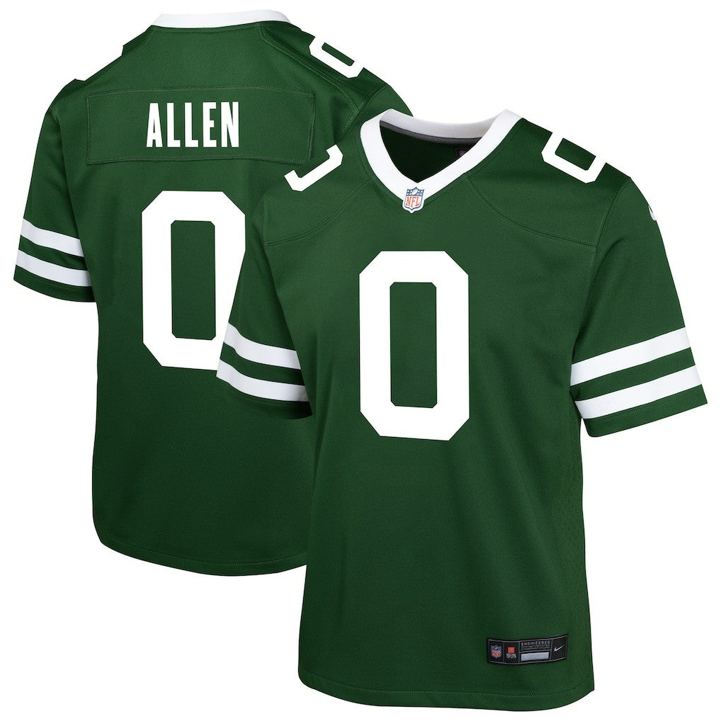 Braelon Allen New York Jets Youth Team Game Jersey - Green - Nike