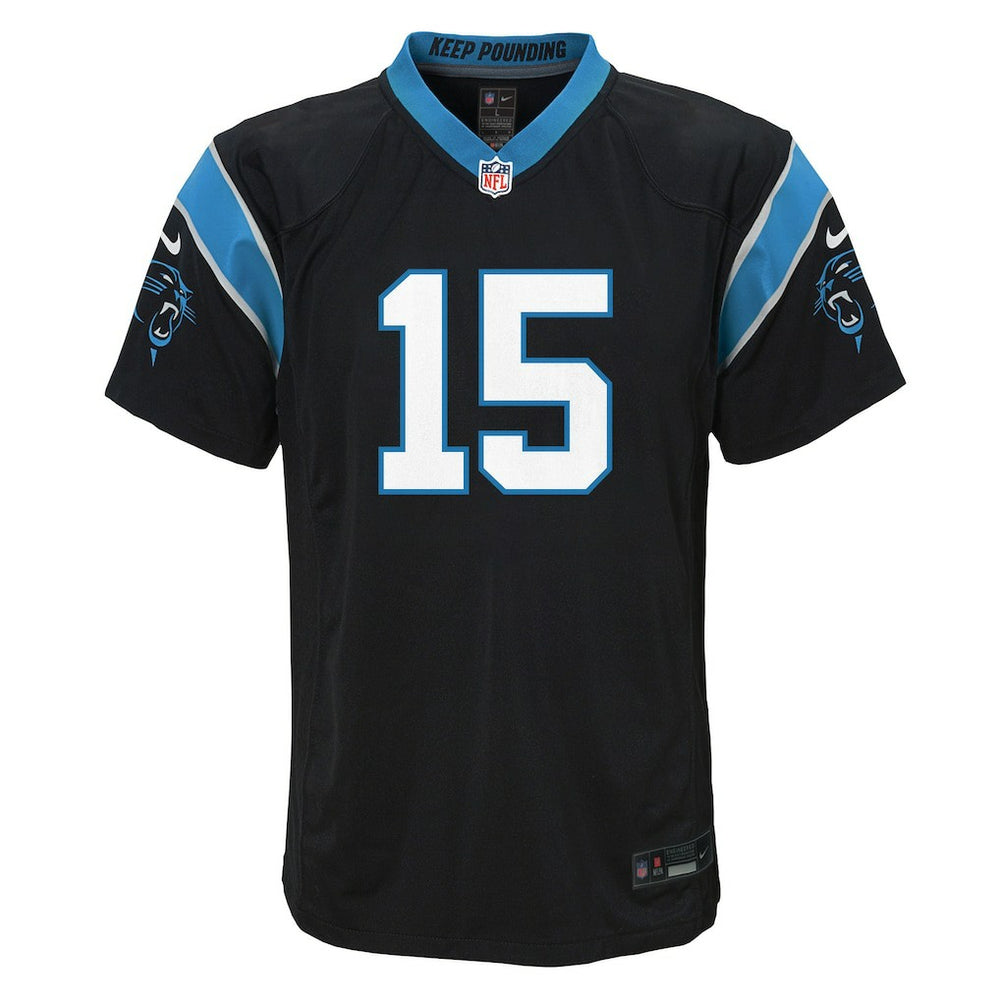 Jimmy Horn Jr. Carolina Panthers Youth Team Game Jersey - Black - Nike