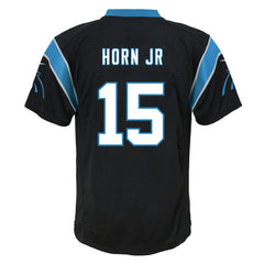 Jimmy Horn Jr. Carolina Panthers Youth Team Game Jersey - Black - Nike