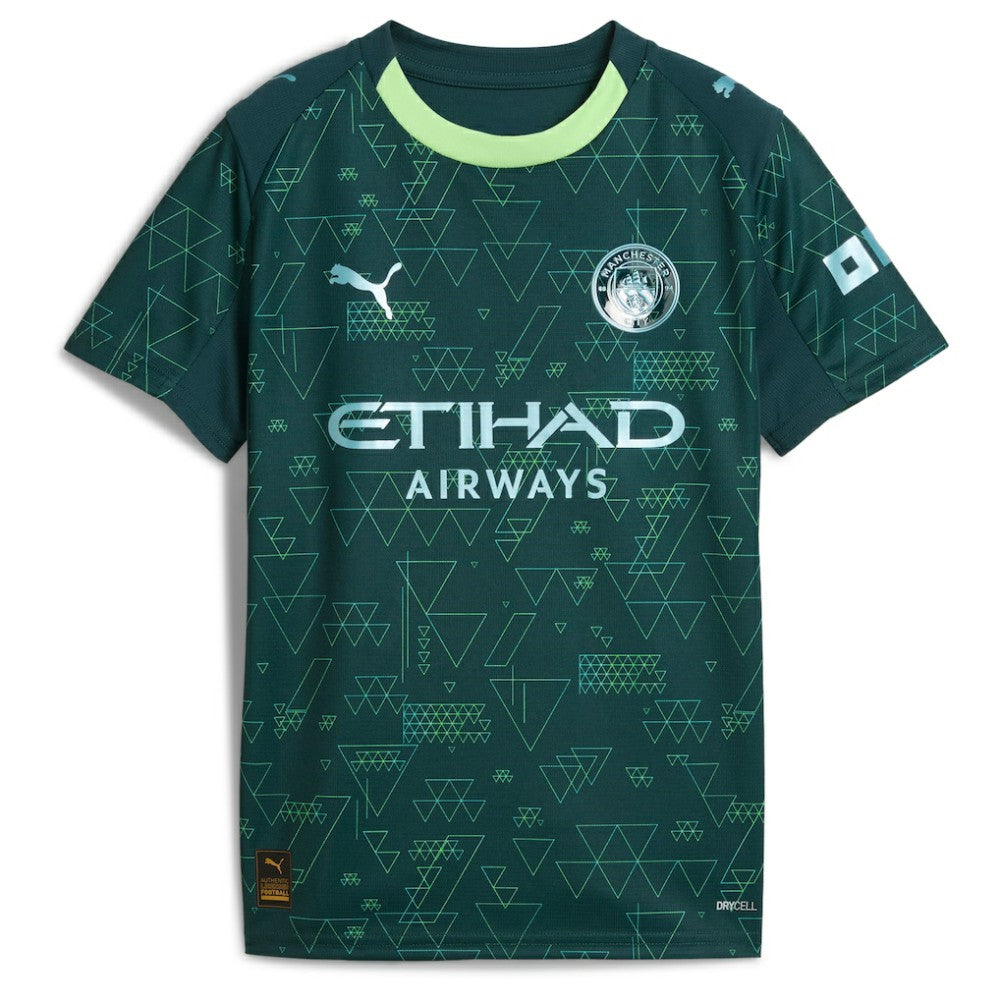 Puma - Erling Haaland Manchester City x EA SPORTS FC Youth 2025/26 Fourth Jersey - Green