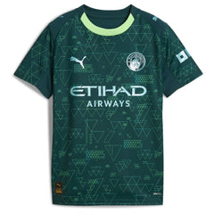 Puma - Erling Haaland Manchester City x EA SPORTS FC Youth 2025/26 Fourth Jersey - Green