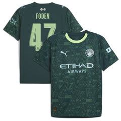 Puma - Phil Foden Manchester City x EA SPORTS FC 2025/26 Fourth Jersey - Green