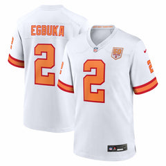Emeka Egbuka '76 Tampa Bay Buccaneers Alternate 50th Season Game Jersey - '76 White - Nike
