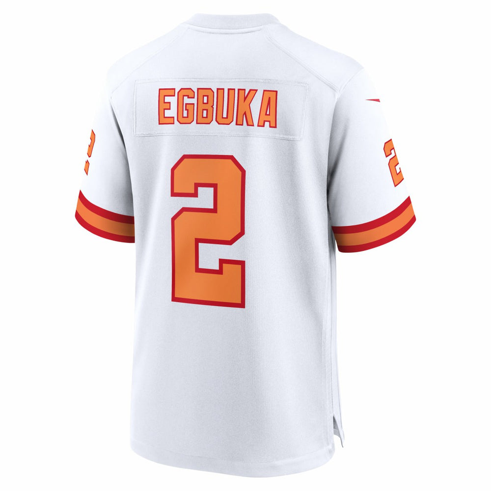 Emeka Egbuka '76 Tampa Bay Buccaneers Alternate 50th Season Game Jersey - '76 White - Nike