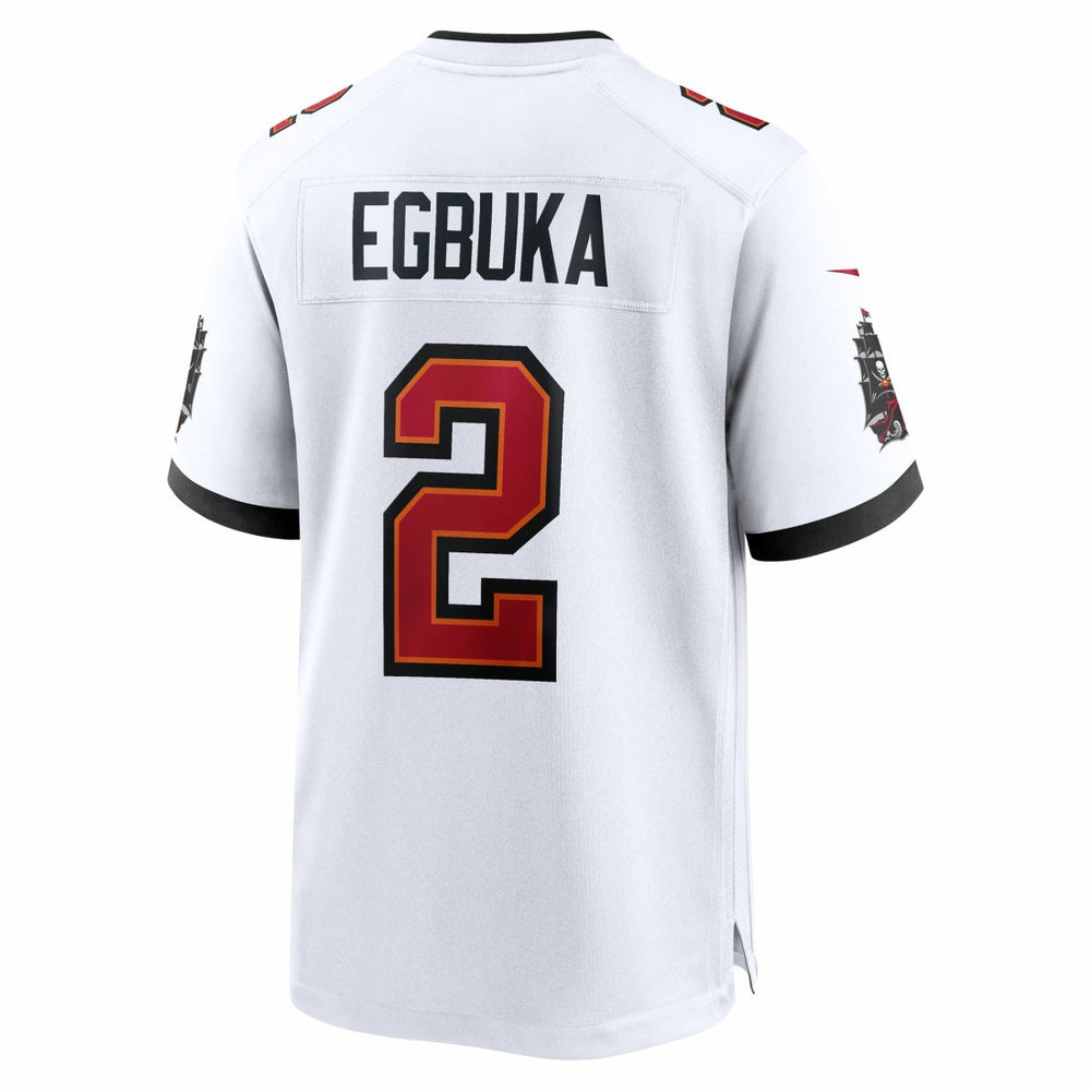 Emeka Egbuka Tampa Bay Buccaneers 50th Season Game Jersey - White - Nike