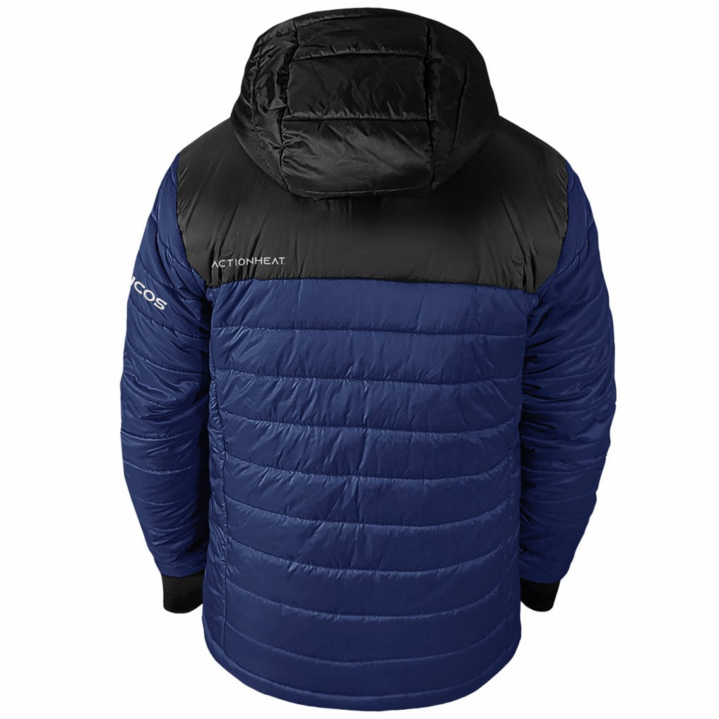 Denver Broncos ActionHeat 5V Battery Heated Colorblock Full-Zip Puffer Jacket - Black/Navy - NFL