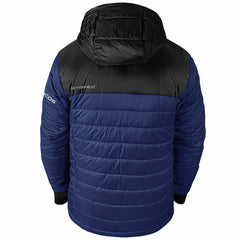 Denver Broncos ActionHeat 5V Battery Heated Colorblock Full-Zip Puffer Jacket - Black/Navy - NFL