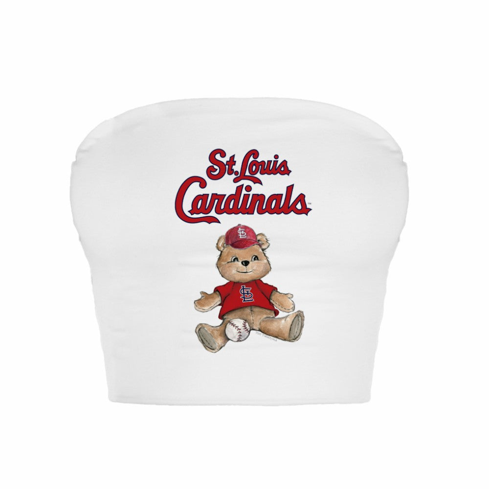 St. Louis Cardinals Tiny Turnip Women's Teddy Bear Crop Tube Top Near Me