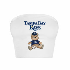 Tampa Bay Rays Tiny Turnip Women's Teddy Bear Crop Tube Top Online