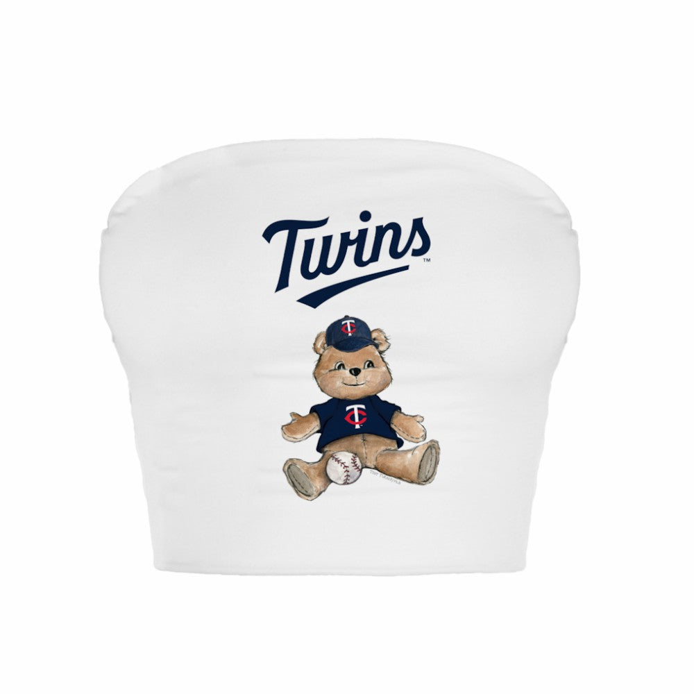 Minnesota Twins Tiny Turnip Women's Teddy Bear Crop Tube Top for sale
