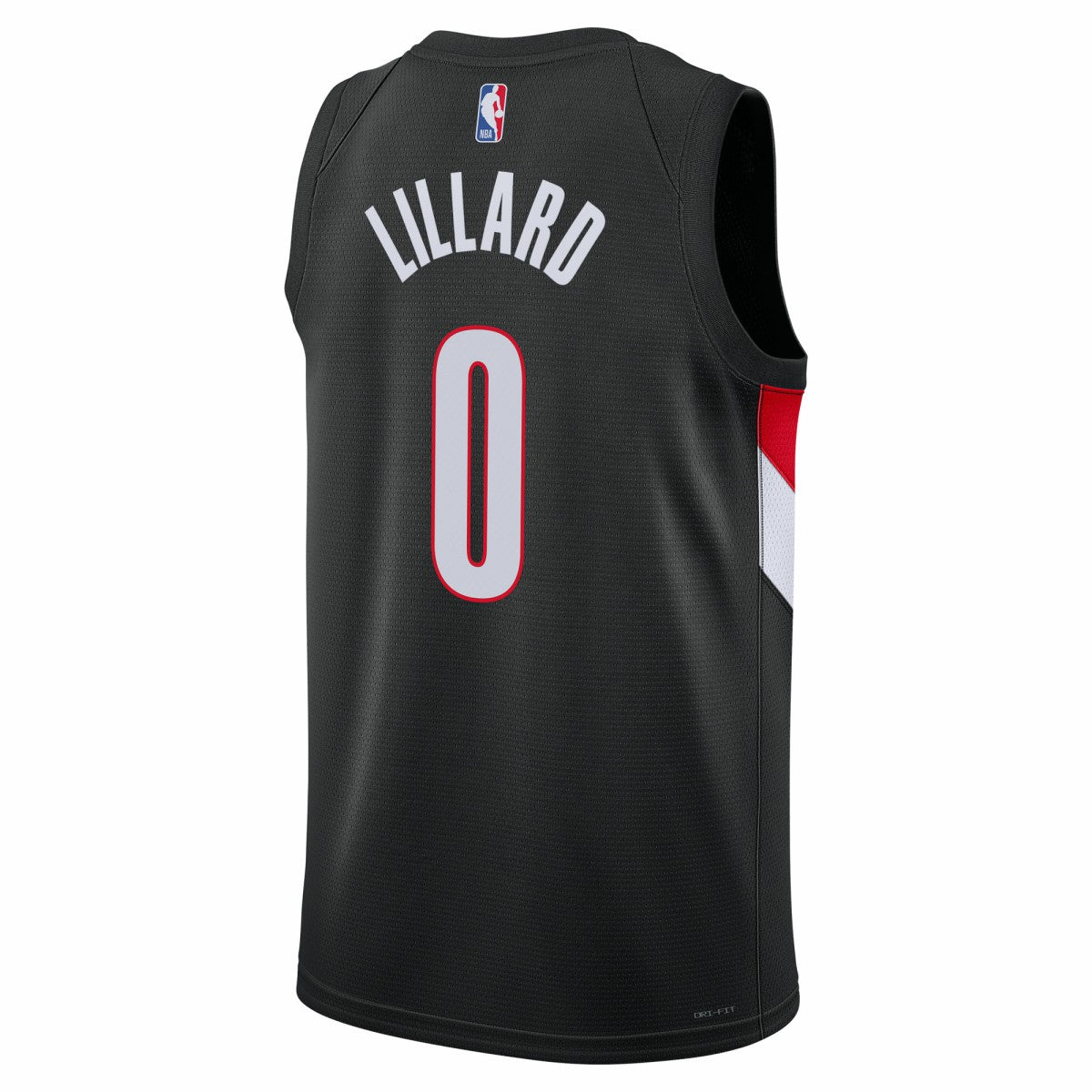 Nike Damian Lillard Portland Trail Blazers Unisex Swingman Jersey Icon Edition Black