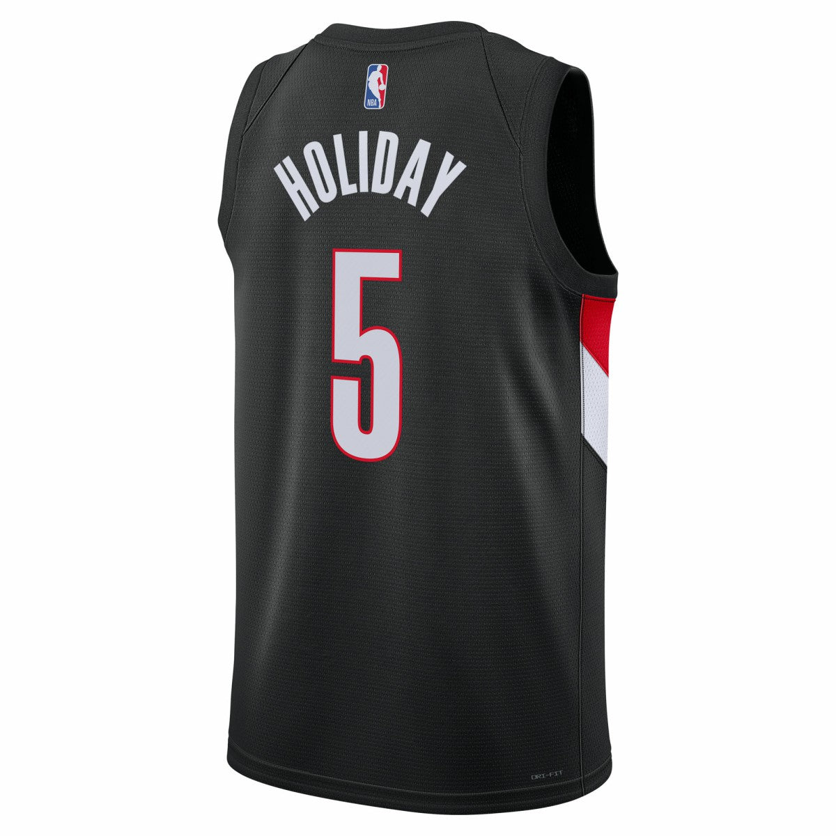 Nike Jrue Holiday Portland Trail Blazers Unisex Swingman Jersey Icon Edition Black
