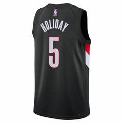 Nike Jrue Holiday Portland Trail Blazers Unisex Swingman Jersey Icon Edition Black