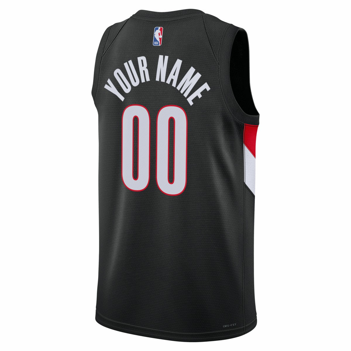 Nike Portland Trail Blazers Unisex Swingman Custom Jersey Icon Edition Black