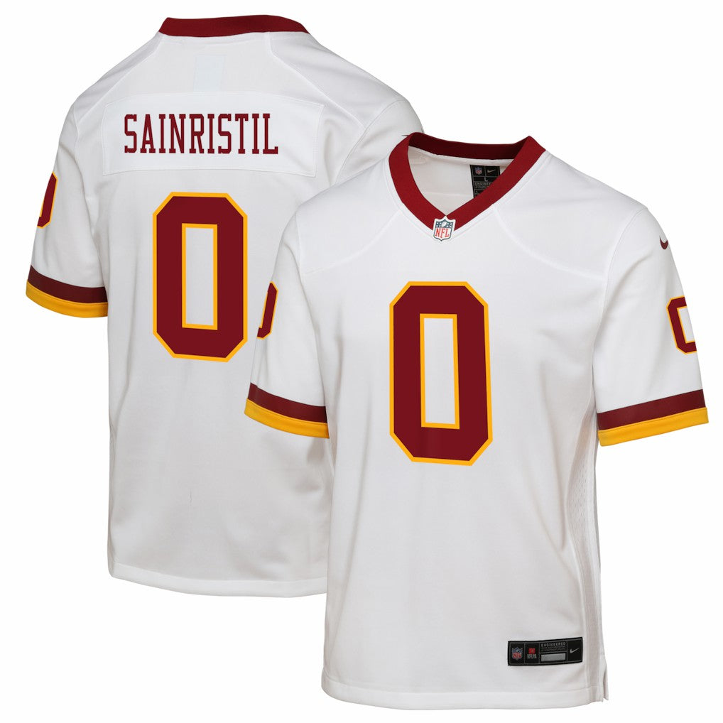 Mike Sainristil Washington Commanders Youth Alternate 2 Game Jersey - White - Nike