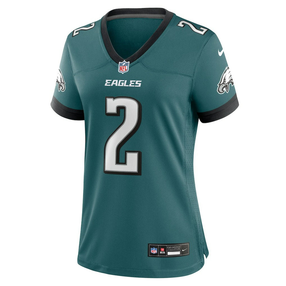Jahan Dotson Philadelphia Eagles Women's Team Game Jersey - Midnight Green - Nike