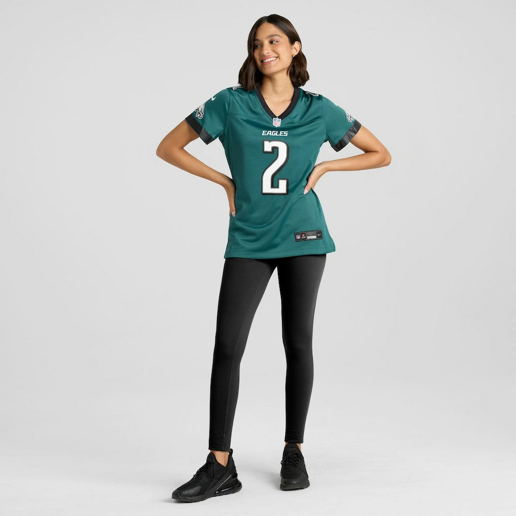 Jahan Dotson Philadelphia Eagles Women's Team Game Jersey - Midnight Green - Nike