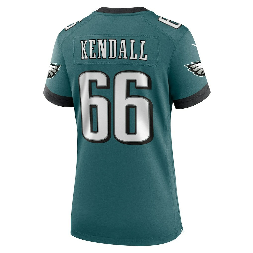 Drew Kendall Philadelphia Eagles Women's Team Game Jersey - Midnight Green - Nike