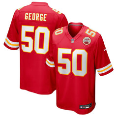Brandon George Kansas City Chiefs Team Game Jersey - Red - Nike