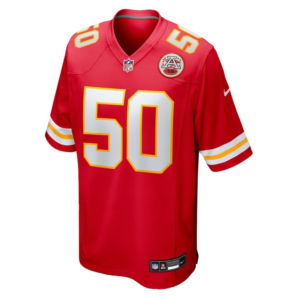 Brandon George Kansas City Chiefs Team Game Jersey - Red - Nike
