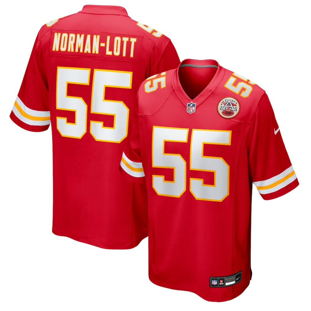 Omarr Norman-Lott Kansas City Chiefs Team Game Jersey - Red - Nike