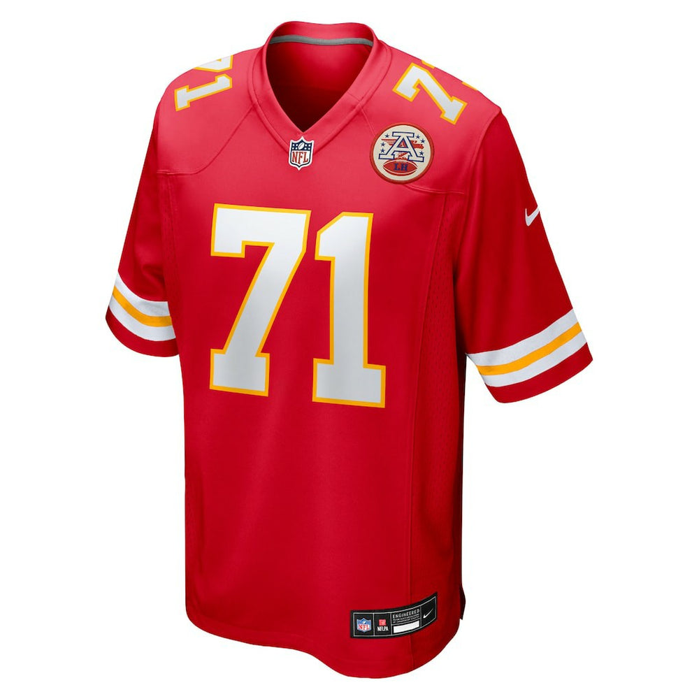 Josh Simmons Kansas City Chiefs Team Game Jersey - Red - Nike
