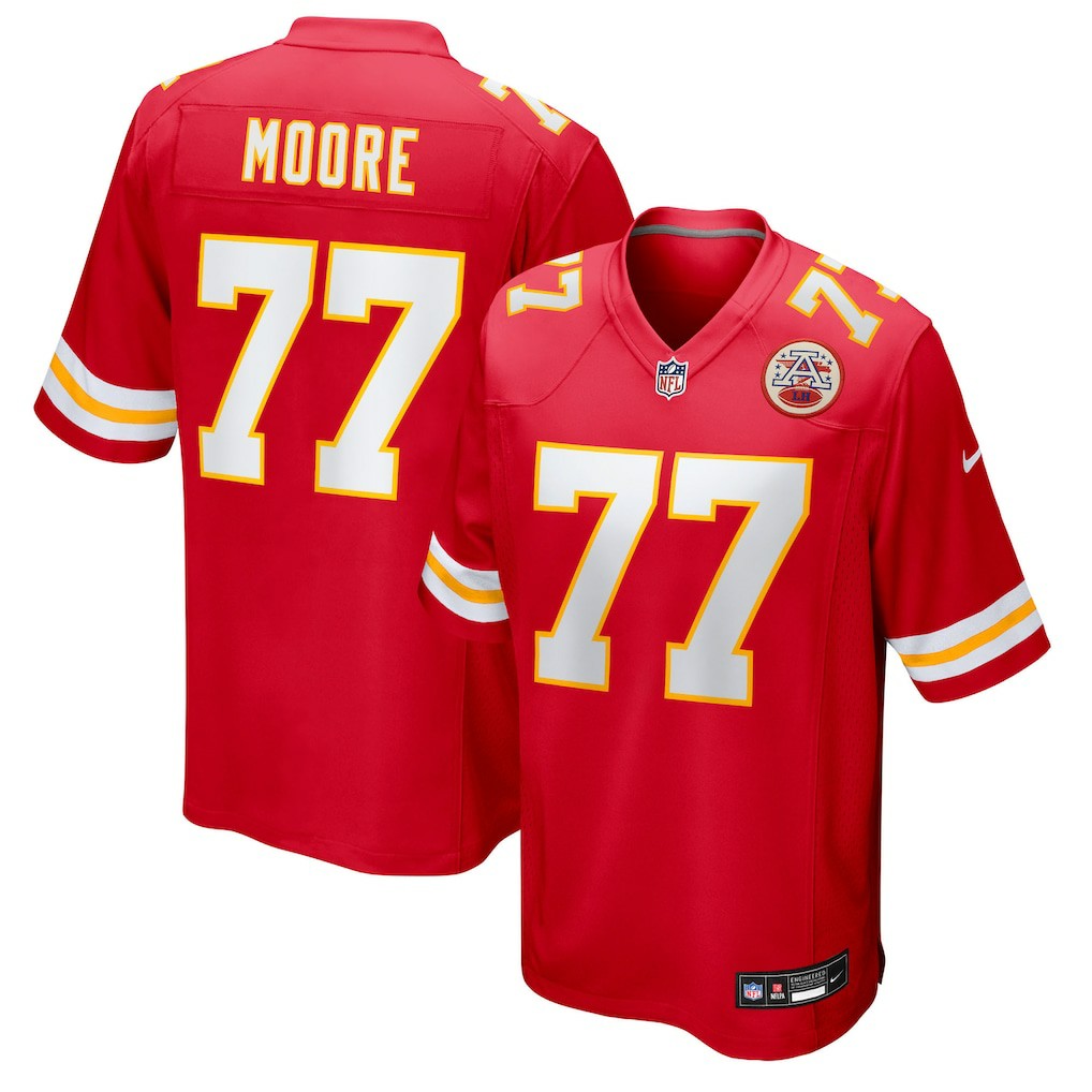 Jaylon Moore Kansas City Chiefs Team Game Jersey - Red - Nike