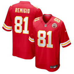 Nikko Remigio Kansas City Chiefs Team Game Jersey - Red - Nike