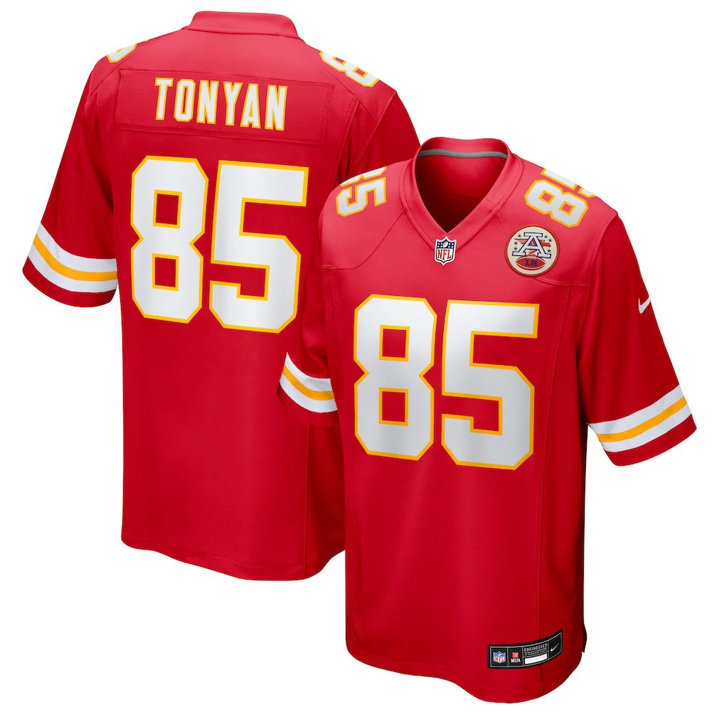 Robert Tonyan Kansas City Chiefs Team Game Jersey - Red - Nike