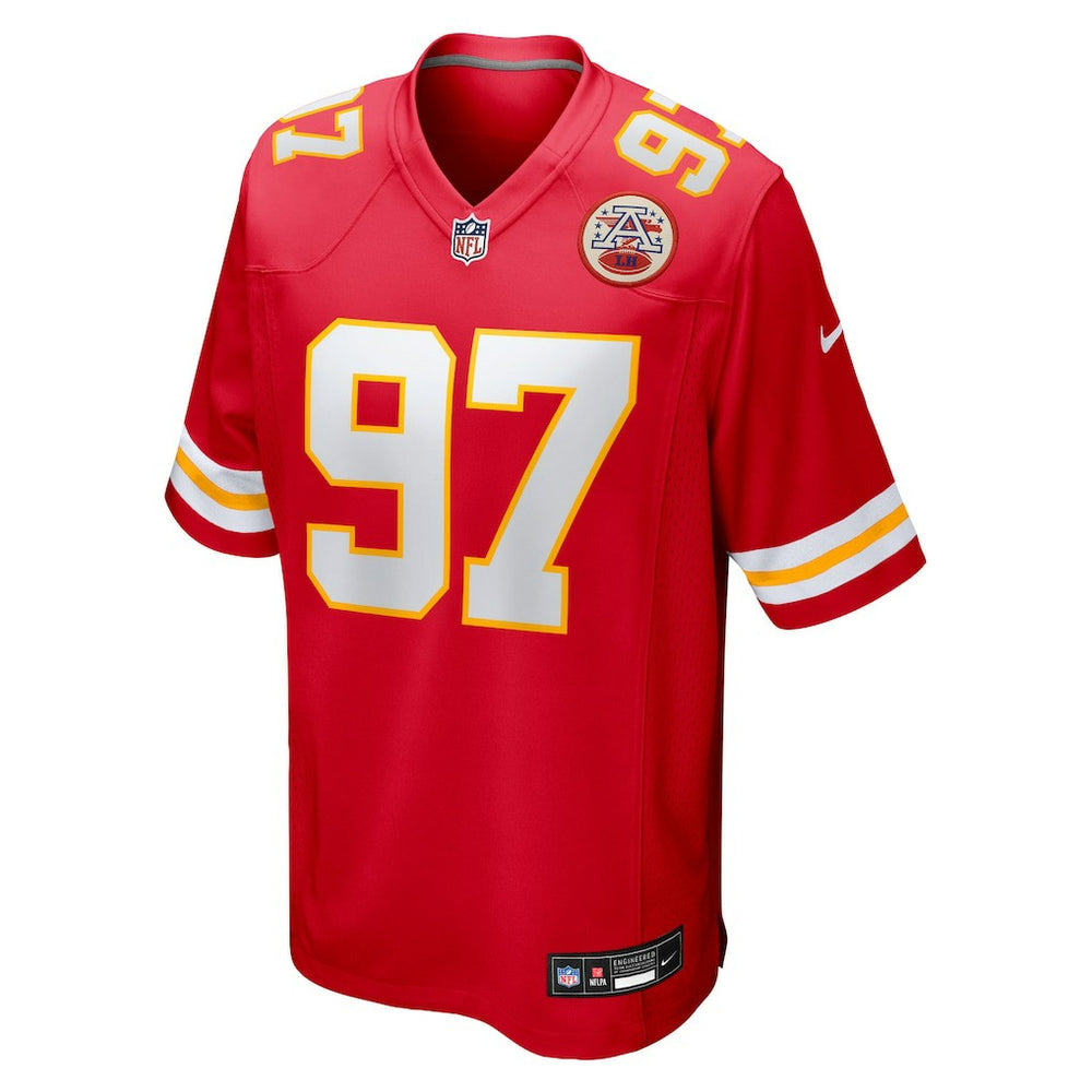 Ashton Gillotte Kansas City Chiefs Team Game Jersey - Red - Nike