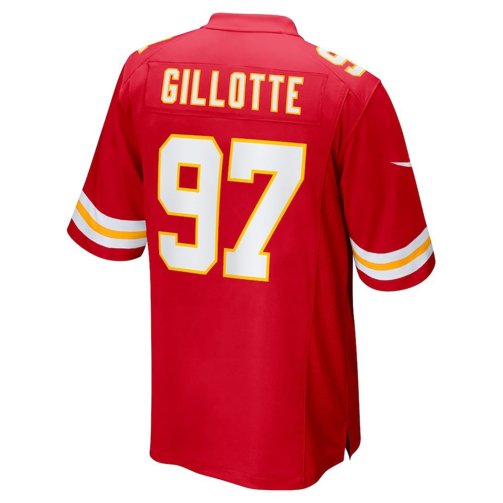 Ashton Gillotte Kansas City Chiefs Team Game Jersey - Red - Nike