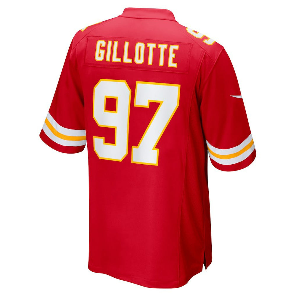 Ashton Gillotte Kansas City Chiefs Team Game Jersey - Red - Nike