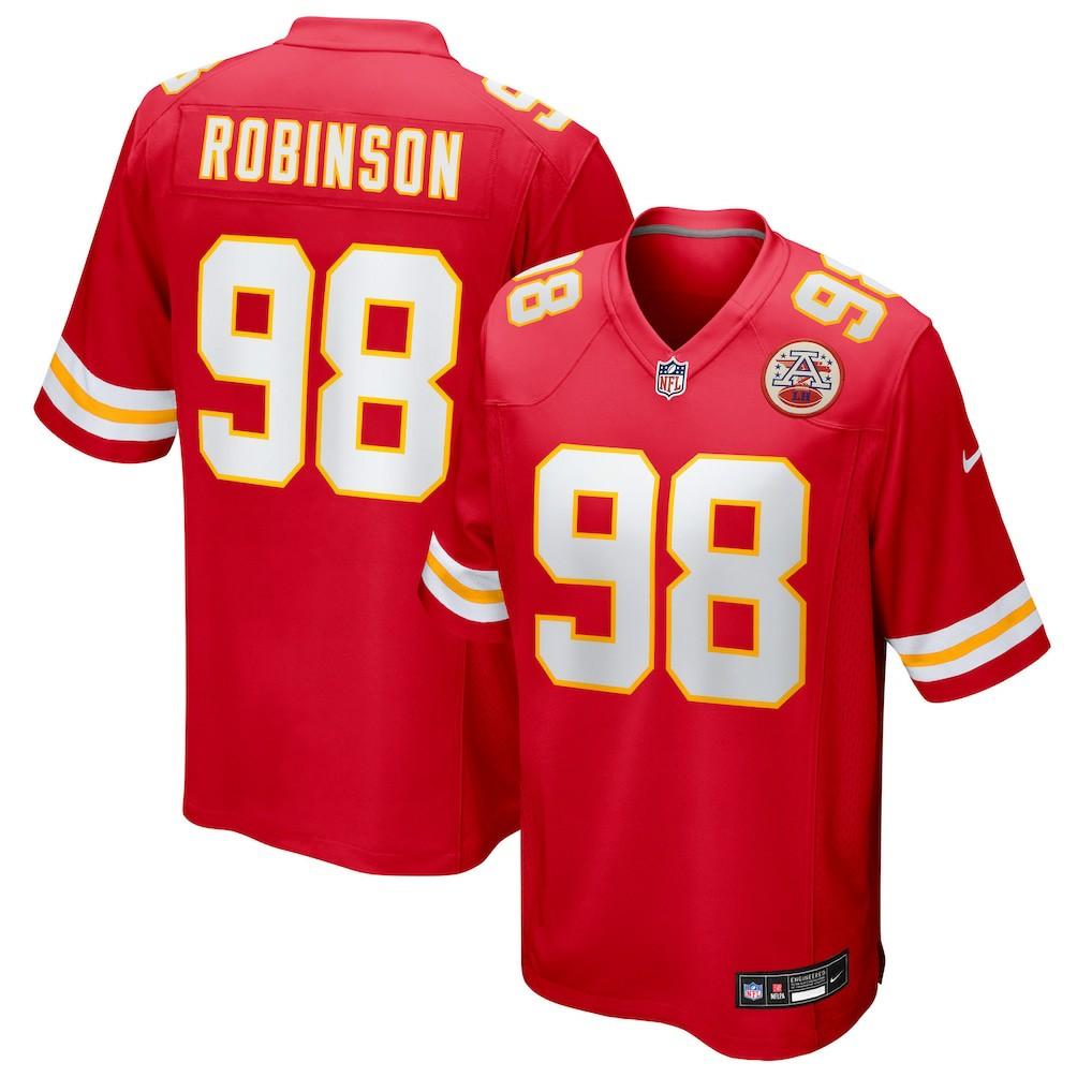Janarius Robinson Kansas City Chiefs Team Game Jersey - Red - Nike