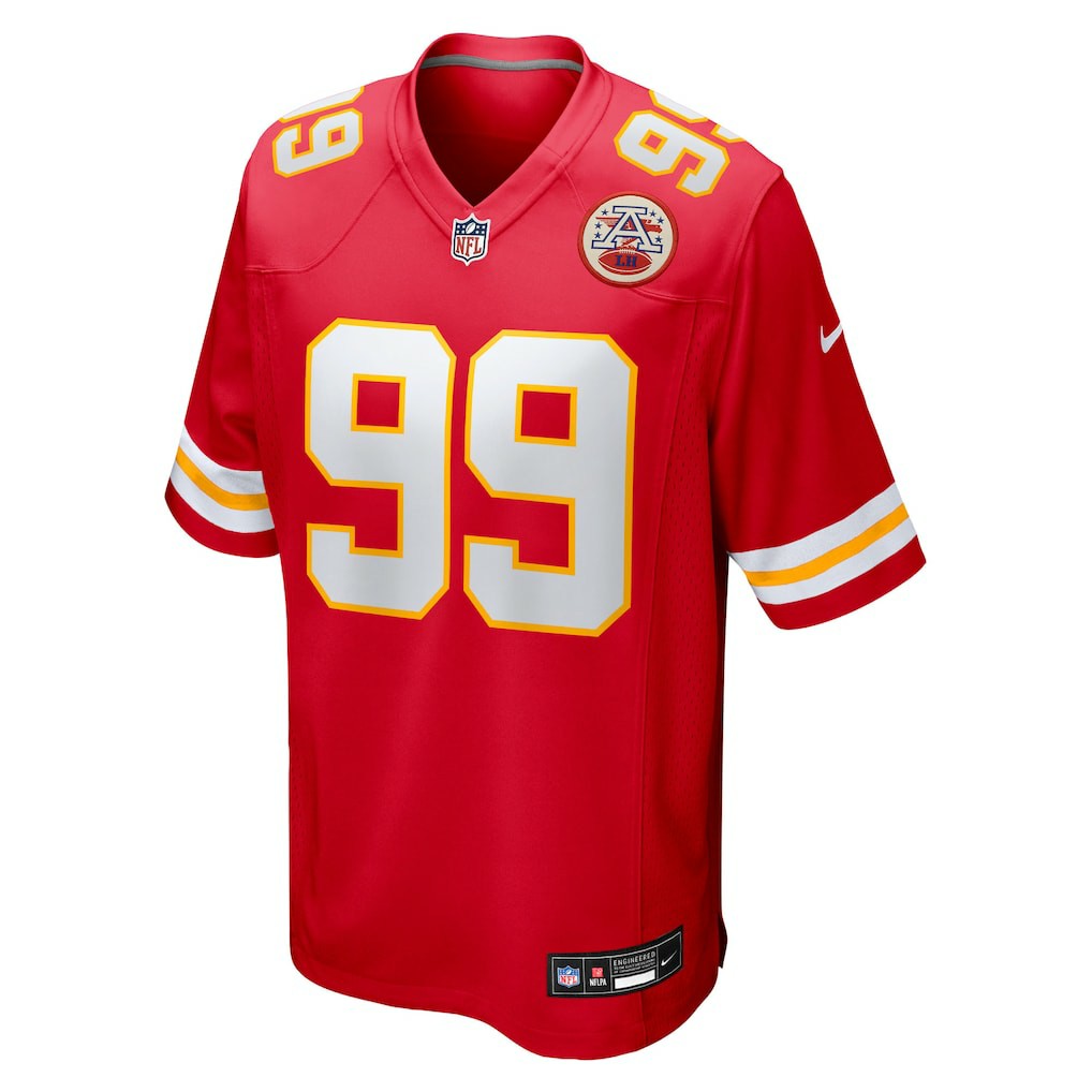 Jerry Tillery Kansas City Chiefs Team Game Jersey - Red - Nike
