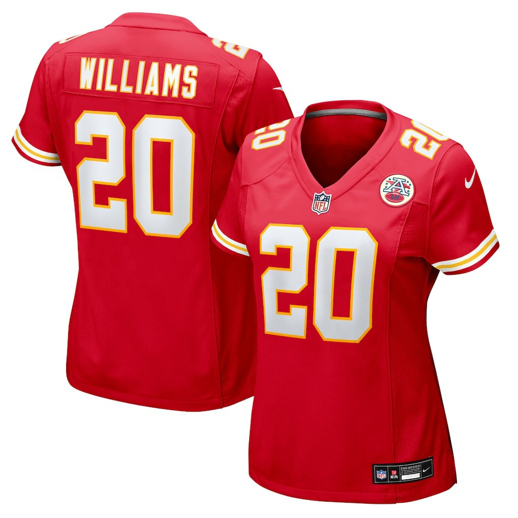 Nohl Williams Kansas City Chiefs Women's Team Game Jersey - Red - Nike