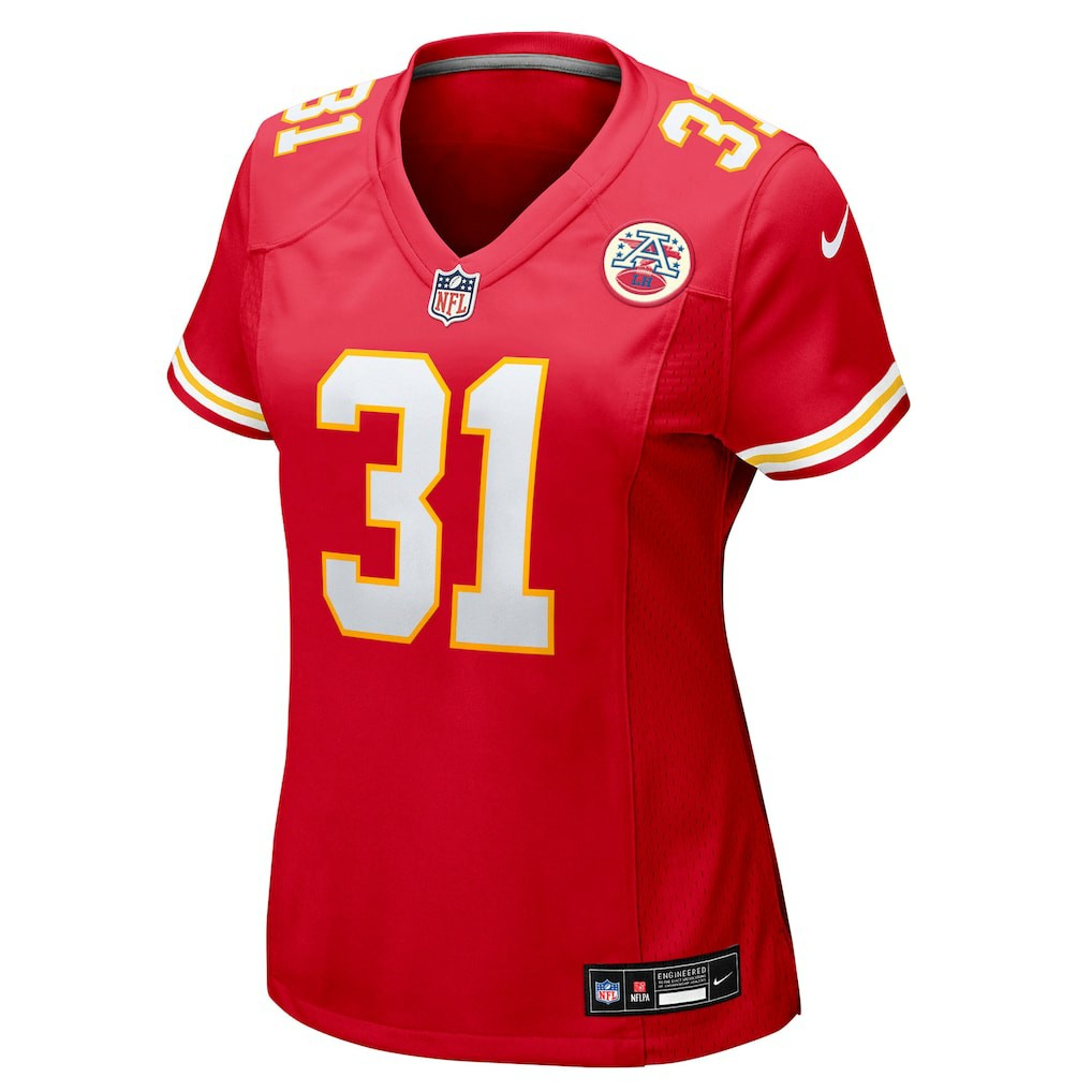 Jeffrey Bassa Kansas City Chiefs Women's Team Game Jersey - Red - Nike