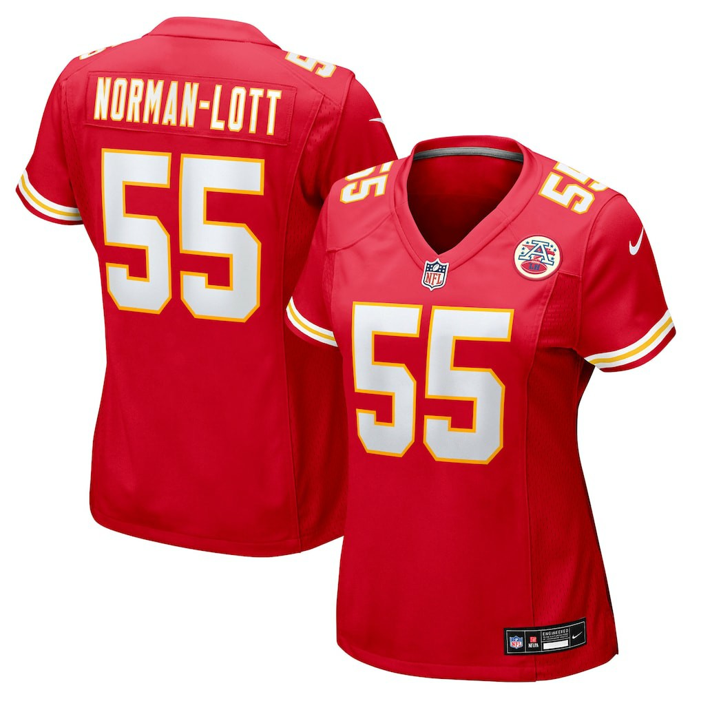 Omarr Norman-Lott Kansas City Chiefs Women's Team Game Jersey - Red - Nike