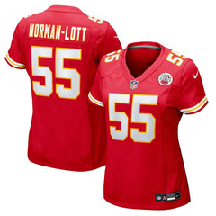 Omarr Norman-Lott Kansas City Chiefs Women's Team Game Jersey - Red - Nike