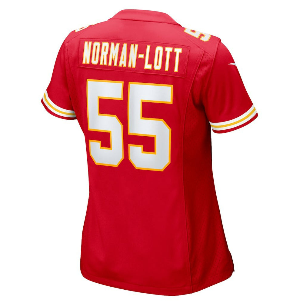 Omarr Norman-Lott Kansas City Chiefs Women's Team Game Jersey - Red - Nike