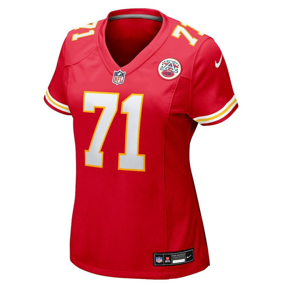 Josh Simmons Kansas City Chiefs Women's Team Game Jersey - Red - Nike
