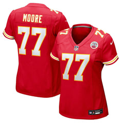Jaylon Moore Kansas City Chiefs Women's Team Game Jersey - Red - Nike