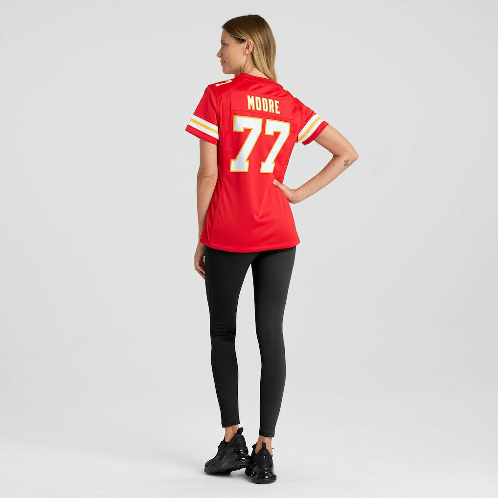 Jaylon Moore Kansas City Chiefs Women's Team Game Jersey - Red - Nike