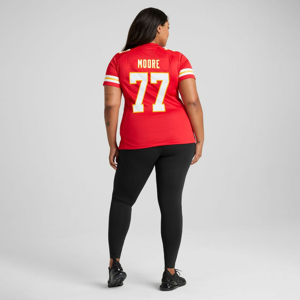 Jaylon Moore Kansas City Chiefs Women's Team Game Jersey - Red - Nike