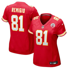 Nikko Remigio Kansas City Chiefs Women's Team Game Jersey - Red - Nike