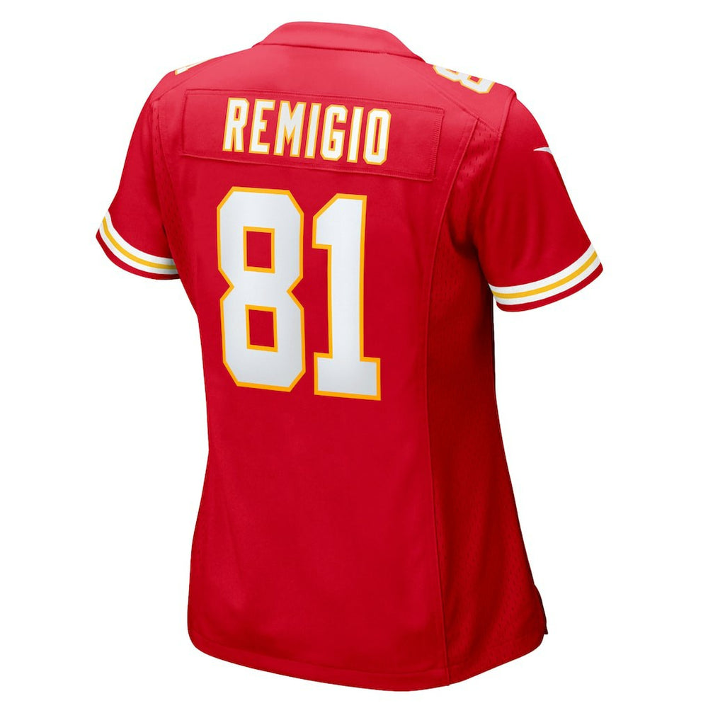 Nikko Remigio Kansas City Chiefs Women's Team Game Jersey - Red - Nike